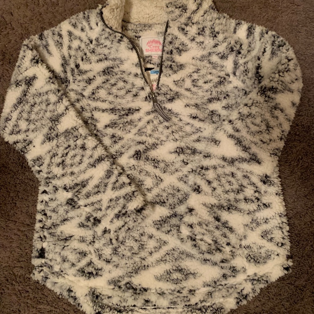 Ladies Sherpa pullover